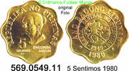 Philippinen 5 Sentimos *64 KM225 Aquino . 569.0549.11 -