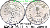 Saudi Arabien 10 Halala *36 KM54 . 634.0198.11 -