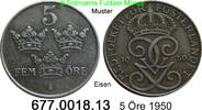 Schweden 5 Öre *42 KM812 . 677.0018.13 -