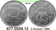 Schweden 5 Kronen *75 KM853 gekröntes CG XVI. . 677.0559.12 -