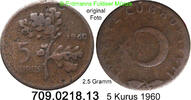 Türkei 5 Kurus *405 KM890.1 -- 2,5 Gramm . 709.0220.13 -