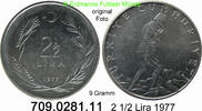 Türkei 2 1/2 Lira *410a KM893.2 -- 9 Gramm . 709.0281.11 -