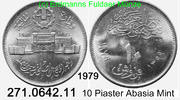 Egypt Ägypten 10 Piaster *195 KM485 Abbasia Münzstätte . 271.0642.11 -