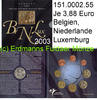 Benelux 3x3,88 Euro Kursmünzensatz