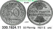 Deutschland Weimarer Republik 50 Pfennig . . J.301 . . 330.1924.11 -