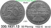 Deutschland Weimarer Republik 50 Pfennig . . J.301 . . 330.1931.13 -