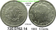 USA 5 Cents *119 KM112 V-Nickel . 720.0762.14 -