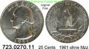 USA 25 Cents *168 KM164 Washington Quarter . 723.0270.11 -