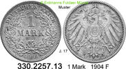 Deutschland Kaiserreich 1 Mark großer Adler J.17 . 330.2257.13 -