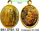 Fulda Wallfahrt Medaille Erdmann 91-009 Slg. Peus Nr. 1784 . 951.0191.12 -