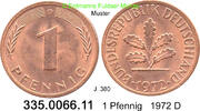 Deutschland BRD 1 Pfennig . . J.380 . 335.0066.11 -