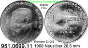 Fulda BRD DDR Nobelpreisträger Medaille Erdmann 93-052 Ferdinand Braun . 951.0699.11 -