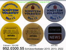 Fulda 3x1 Schützenfest Taler Lot Rabattmarken . 952.0300.55 -