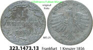 Altdeutschland Frankfurt 1 Kreuzer AKS 25 . 323.1473.13 -