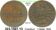 Altdeutschland Frankfurt 1 Heller AKS 34 . 323.1507.13 -