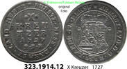 Hessen-Darmstadt X Kreuzer 10 Kreuzer Hoffm. 3625 . Ernst Ludwig 1678-1739 . 323.1914.12 -
