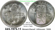 Hessen-Kassel + Fulda 6 Kreuzer AKS 33 . 323.1975.11 -