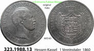 Hessen-Kassel 1 Vereinstaler AKS 63 . 323.1988.13 -
