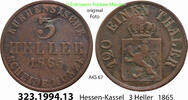 Hessen-Kassel 3 Heller AKS 67 . 323.1994.13 -