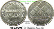 Fulda Rabanus Taler Erdmann 300-296 . 952.0296.11 -