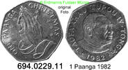 Tonga 1 Paanga Schön 64, KM77 . 694.0229.11 Weihnachtsmünze -