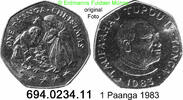 Tonga 1 Paanga Schön 65, KM80 . 694.0234.11 Weihnachtsmünze -