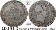 Brandenburg-Preußen 2 1/2 Silbergroschen AKS 83 . 323.2183.13 -