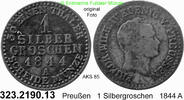 Brandenburg-Preußen 1 Silbergroschen AKS 85 . 323.2190.13 -
