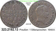 Brandenburg-Preußen 1 Silbergroschen AKS 85 . 323.2192.13 -