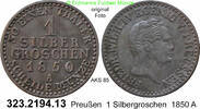 Brandenburg-Preußen 1 Silbergroschen AKS 85 . 323.2194.13 -