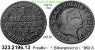 Brandenburg-Preußen 1 Silbergroschen AKS 85 . 323.2196.13 -