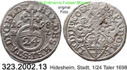 Hildesheim Stadt 1/24 Taler 323.2002.13 . -