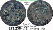 Sachsen-Weimar-Eisenach 1 Pfennig Schön 117 . Carl August 1775-1828 . 323.2384.13 -