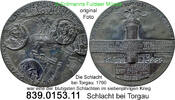 Güttler Kunstmedaille Torgau Medaille 250 Jahre Schlacht bei Torgau . 839.0153.11 -