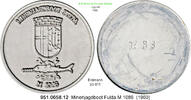 Fulda Marine Medaille Erdmann 93-011 . Minenjagdboot Fulda M 1086 . 951.0658.12 -