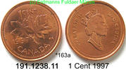 Canada Kanada 1 Cent *163a KM289 ohne Mzz Ahornblatt . 191.1238.11 -