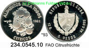 Cuba Kuba 5 Pesos *93 KM102 FAO Citrusfrüchte 234.0545.10 -