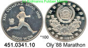 Korea South Südkorea 10.000 Won . *100 Oly´88 Marathonläufer . 451.0341.10 -