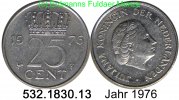Netherlands Niederlande 25 Cents *67 KM183 . 532.1830.13 -