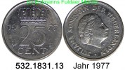 Netherlands Niederlande 25 Cents *67 KM183 . 532.1831.13 -