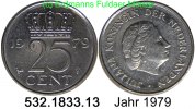 Netherlands Niederlande 25 Cents *67 KM183 . 532.1833.13 -