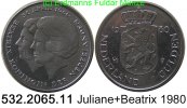 Netherlands Niederlande 1 Gulden *76 KM200 . 532.2065.11 -