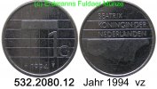 Netherlands Niederlande 1 Gulden *85 KM205 . 532.2080.12 -