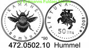 Litauen 50 Litas *90 KM159 Hummel . 472.0502.10