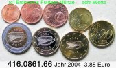 Irland 3,88 Euro Kursmünzensatz lose . 416.0861.55