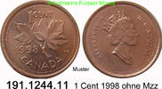 Canada Kanada 1 Cent *163a KM289 ohne Mzz Ahornblatt 191.1244.11 -