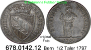 Schweiz Bern Stadt 1/2 Taler Respublica Bernensis