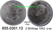 Südafrika South Africa 2 Shillings *41 KM29
