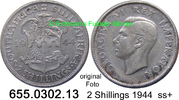 Südafrika South Africa 2 Shillings *41 KM29