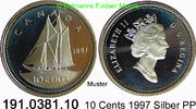 Canada Kanada 10 Cents *165b KM183a Schiff Silber 191.0381.10 -